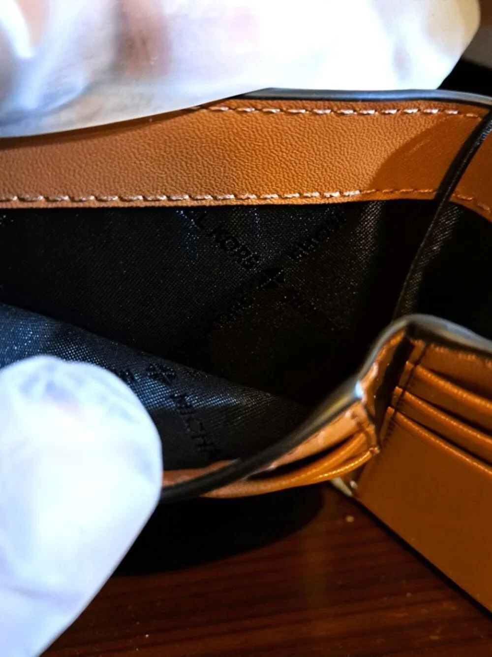 Michael Kors Brown/Tan & Beige Slim Billfold Wallet Bundle Set